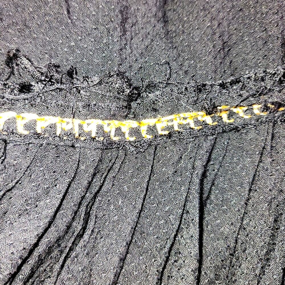 Free People Wild One Pleasant Midi Long Sleeve Embroidered Drop Waist Dress - Picture 8 of 8